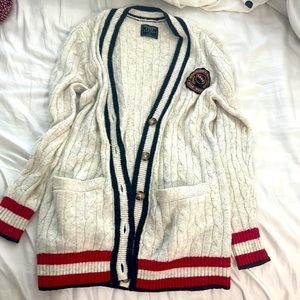 abercrombie and fitch preppy cardigan